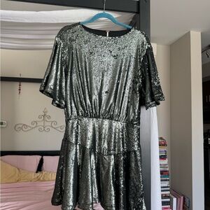 Free People Sequin Short Dress